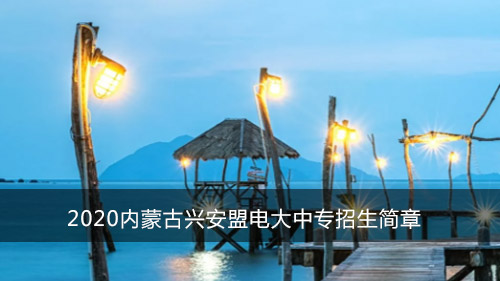 2020内蒙古兴安盟电大中专招生简章