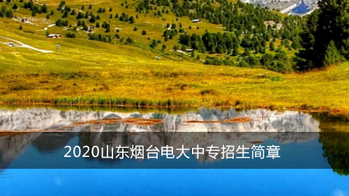 2020山东烟台电大中专招生简章