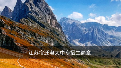 江苏宿迁电大中专招生简章