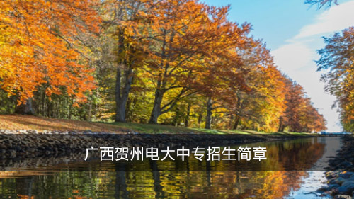 广西贺州电大中专招生简章