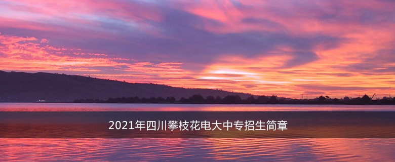 2021年四川攀枝花电大中专招生简章
