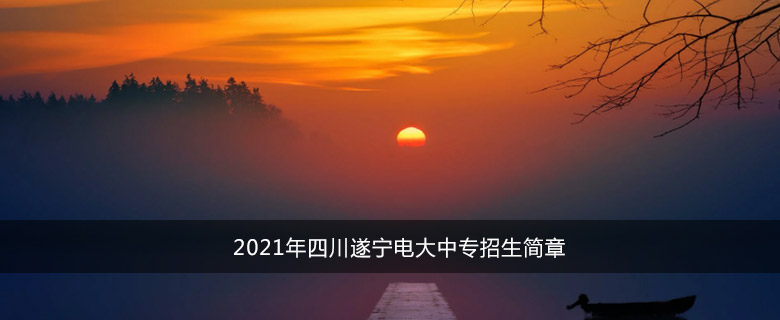 2021年四川遂宁电大中专招生简章