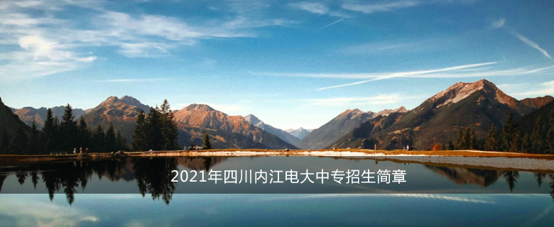 2021年四川内江电大中专招生简章