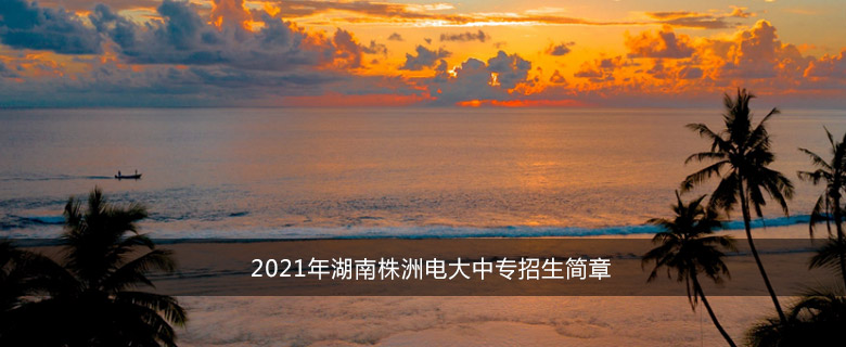 2021年湖南株洲电大中专招生简章