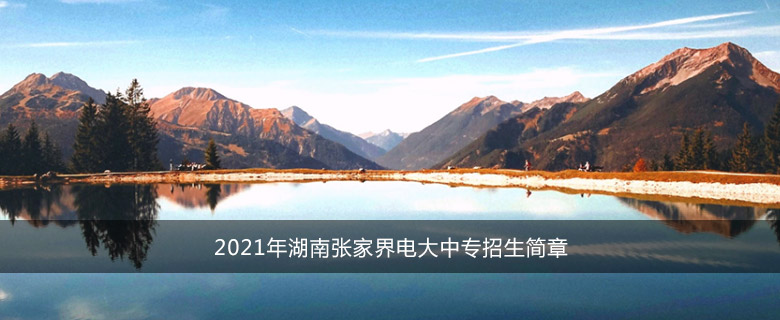 2021年湖南张家界电大中专招生简章
